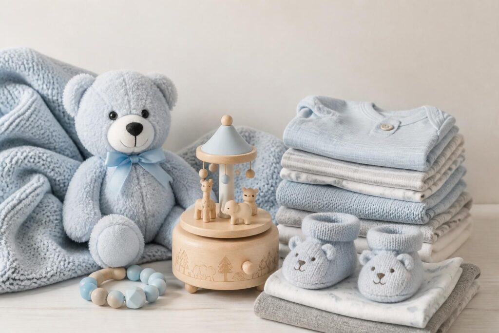 découvrez nos coups de cœur pour un cadeau de naissance garçon, des idées originales et touchantes pour célébrer l'arrivée de bébé.