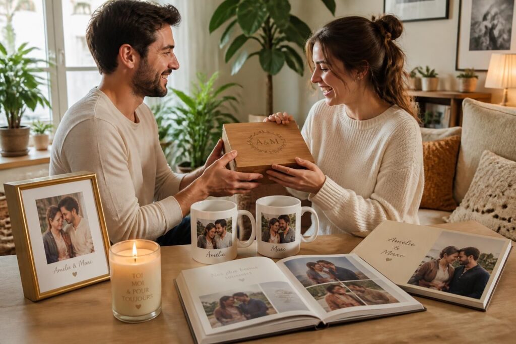 découvrez nos idées originales de cadeaux personnalisés pour couples, parfaits pour célébrer leur amour avec une touche unique et mémorable.