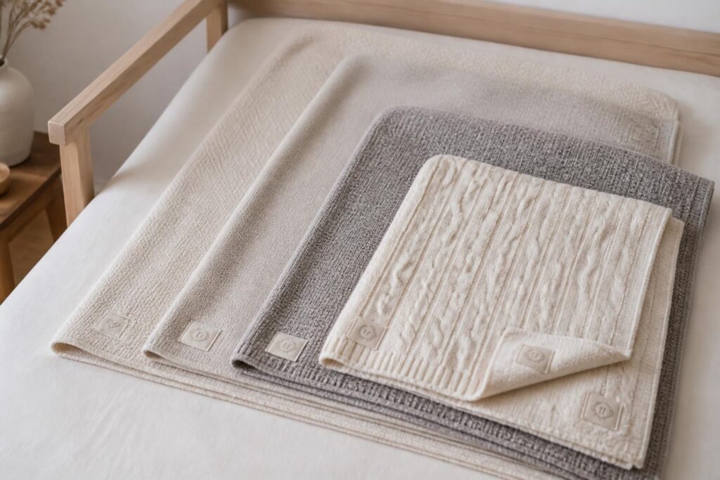 découvrez notre guide complet sur les couvertures de naissance : choix des matières, tailles adaptées et options de personnalisation pour un cadeau unique et confortable.