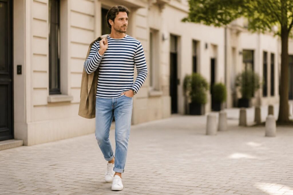 découvrez comment porter la marinière homme avec élégance et modernité. conseils mode pour adopter ce classique intemporel avec style.