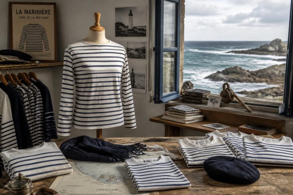 découvrez l'histoire fascinante de la marinière, icône bretonne intemporelle, ses différents styles et les meilleures façons de la porter pour un look authentique et élégant.