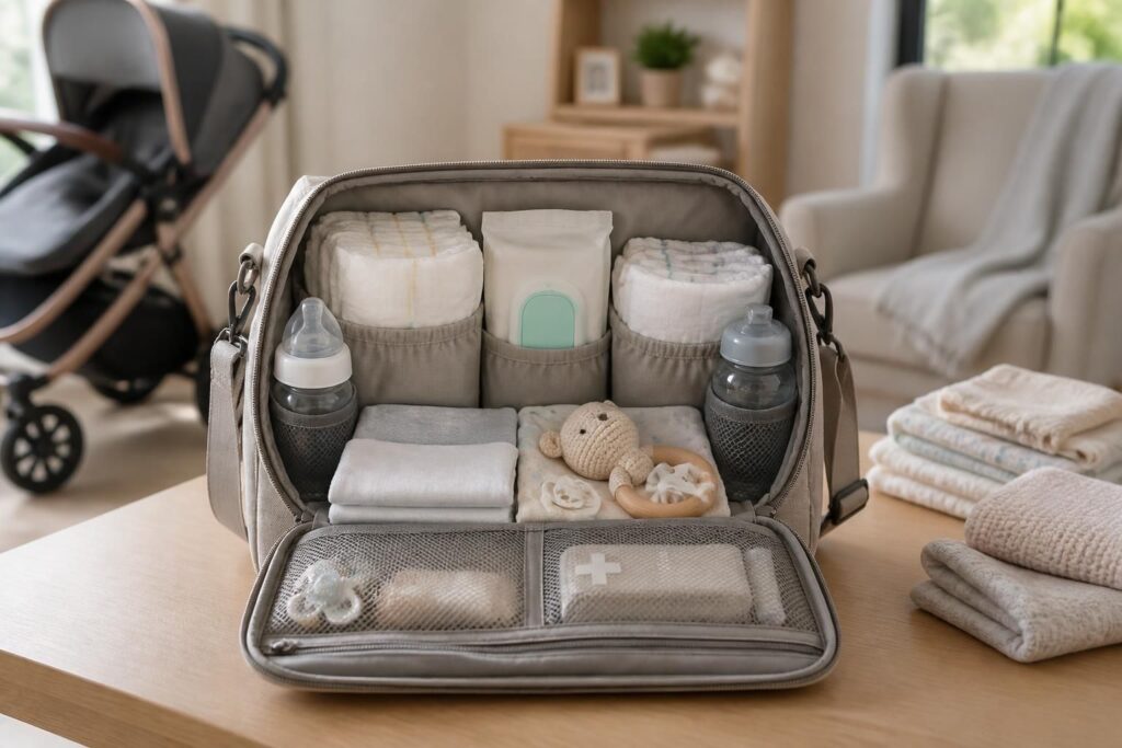 découvrez nos conseils pour bien choisir et organiser un sac à langer pratique et fonctionnel, parfait pour faciliter vos sorties avec bébé.