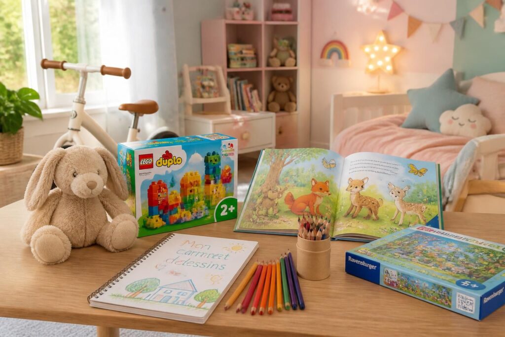 découvrez nos idées de cadeaux pour un enfant de 5 ans, adaptées à ses centres d'intérêt pour lui faire plaisir et éveiller sa curiosité.