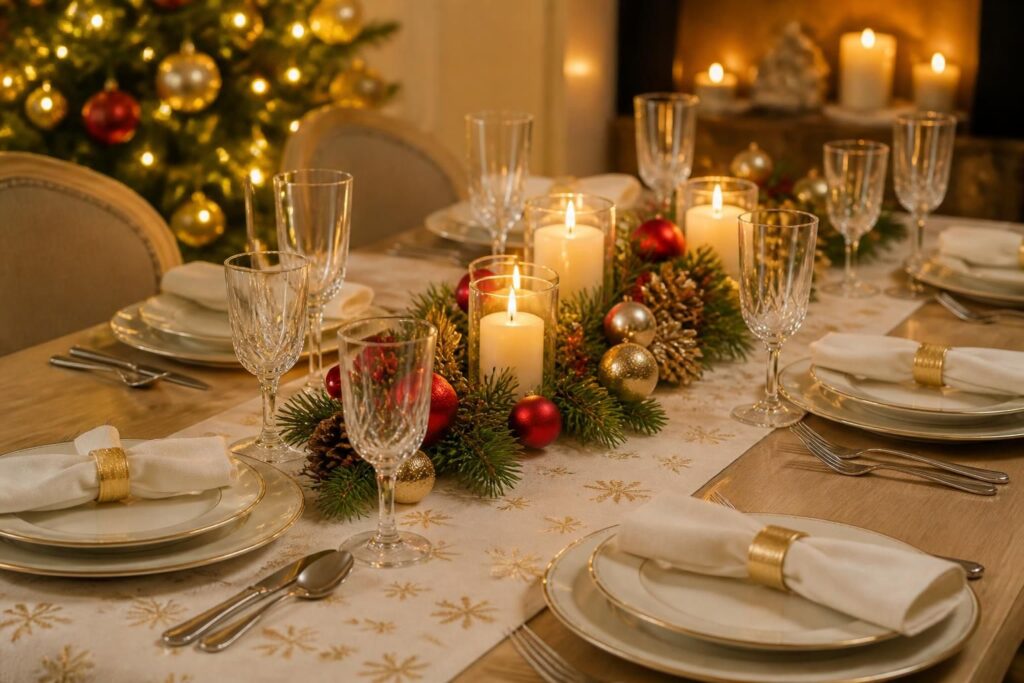 découvrez nos conseils pour dresser une jolie table festive et impressionner vos invités lors des fêtes avec une décoration élégante et conviviale.
