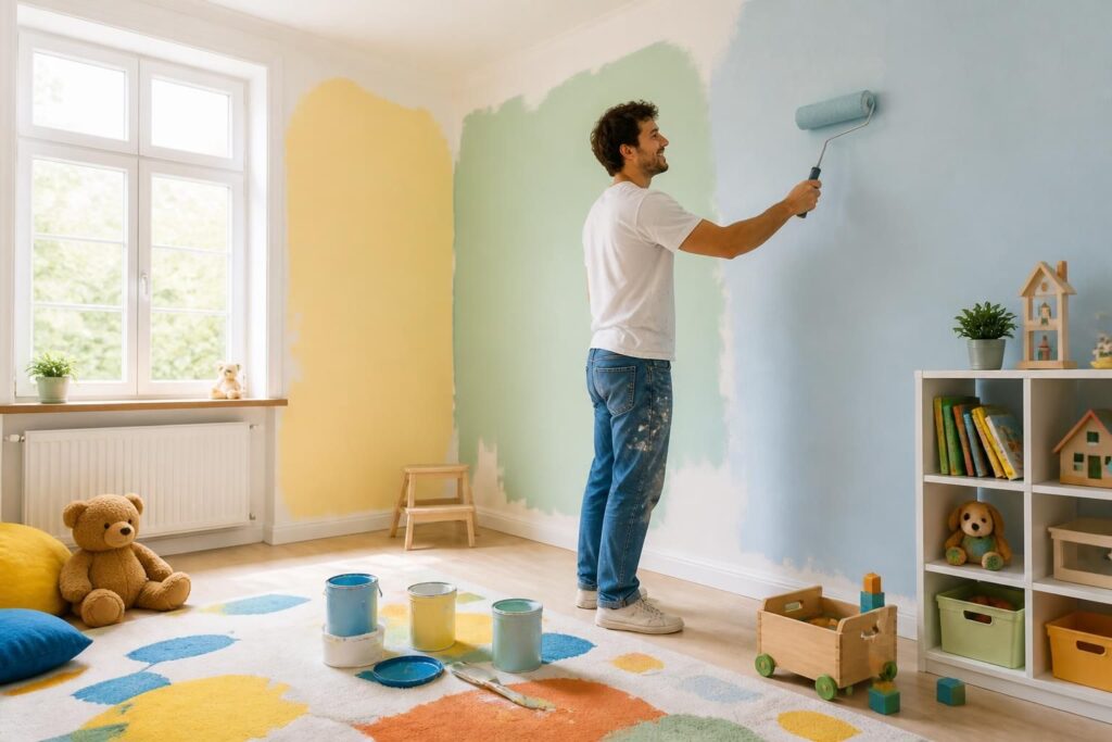 découvrez nos conseils pratiques et les meilleures couleurs pour peindre une chambre d'enfant, alliant créativité et ambiance apaisante.