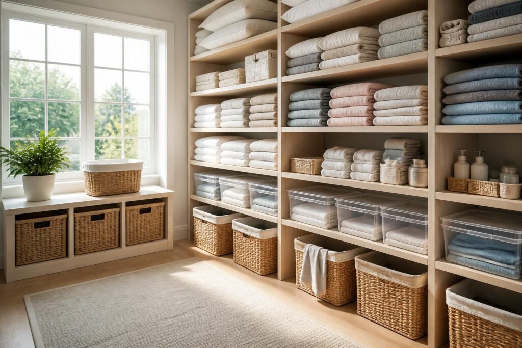 découvrez nos astuces pratiques pour ranger et organiser efficacement votre linge de maison, pour une maison toujours propre et bien ordonnée.