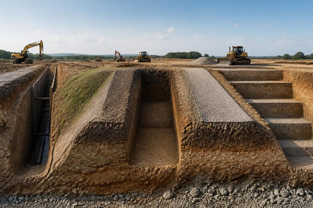 découvrez les différents profils de terrassement, leurs formes spécifiques et leurs usages pour optimiser vos travaux de construction et d'aménagement.