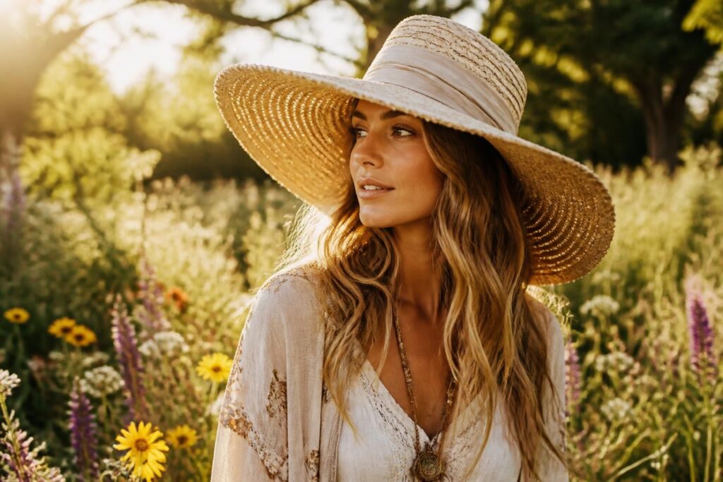 découvrez le chapeau bohème femme, l'accessoire tendance à adopter pour un style authentique et chic. parfait pour sublimer toutes vos tenues avec une touche d'élégance décontractée.
