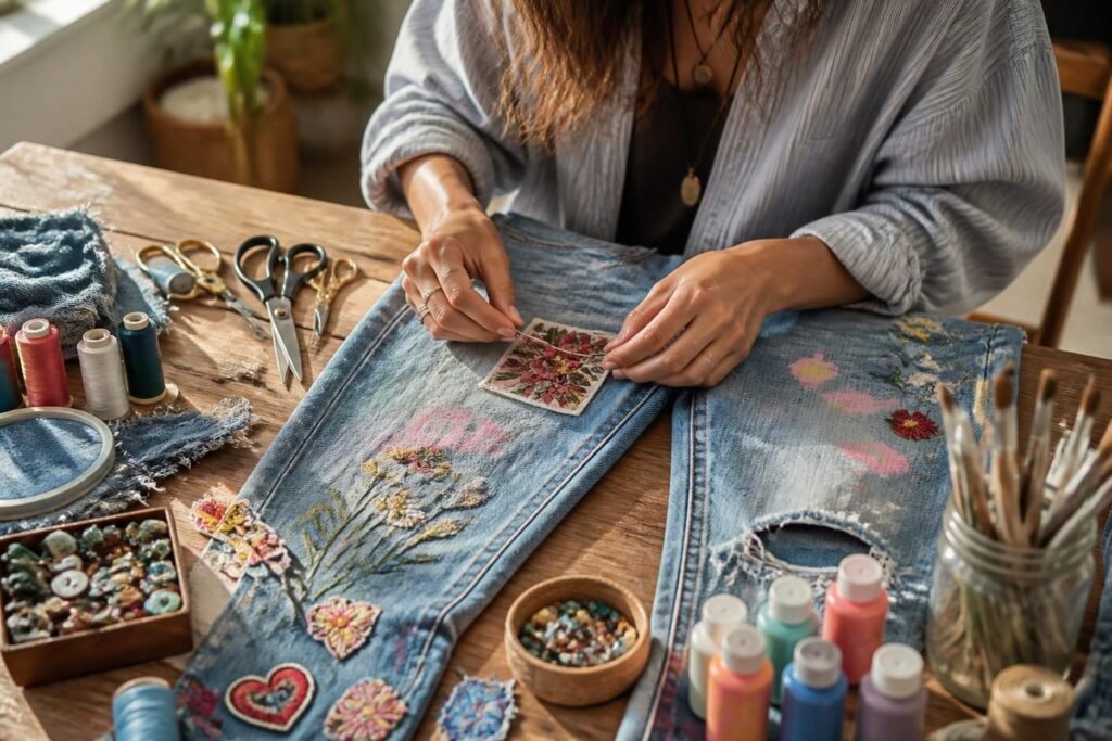 découvrez des astuces créatives pour customiser votre jean et afficher un look unique et tendance. exprimez votre style avec des idées faciles et originales.