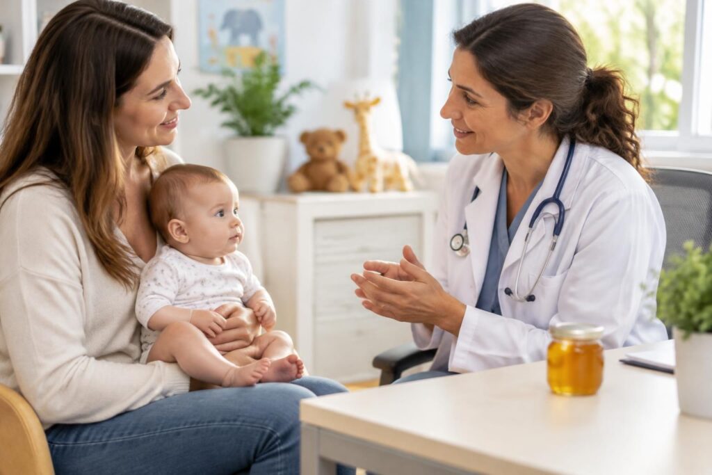 découvrez pourquoi le miel est déconseillé aux bébés de moins d’un an, les risques de botulisme infantile et les précautions à suivre pour les plus petits.