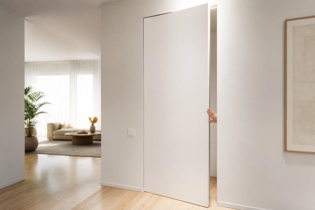Porte sans poignée : avantages et conseils d’installation