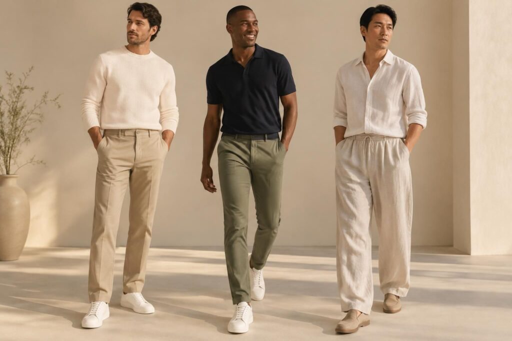 Mens pants : quelles coupes et matières pour un confort optimal ?